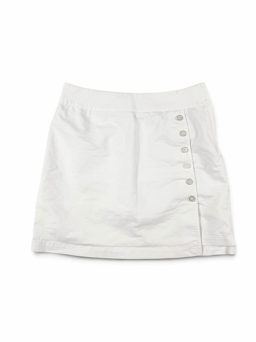 Lija Women’s Button Front Golf Skort Skirt White Size 4